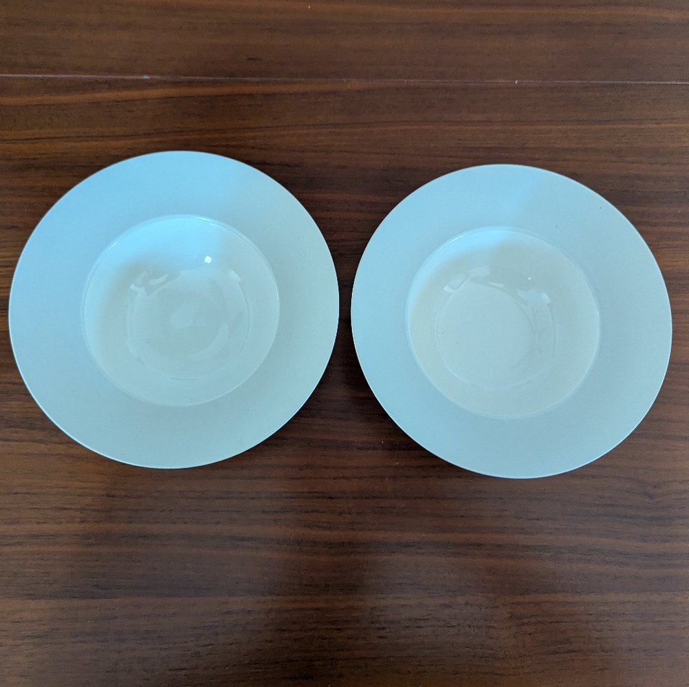Sasaki Kyoto Pearl Ceramic Serving Rim Bowl Soup Pre Owned